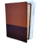 Alternative view of Biblia Devocional, Los Lenguajes del Amor RV1960, imit. piel, duotono, marrón