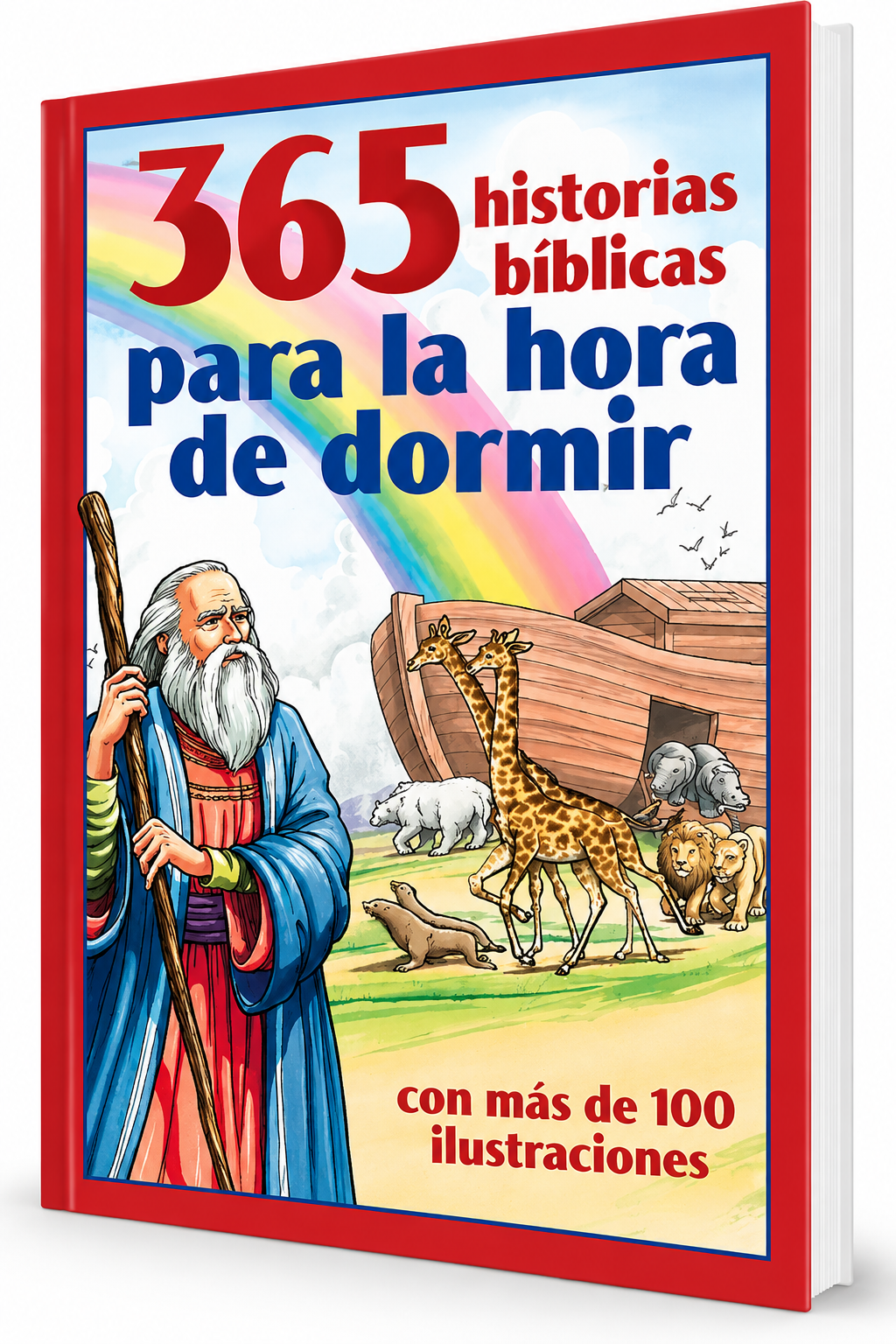 365 Historias Bíblicas para la Hora de Dormir, con más de 100 ilustraciones