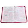 Biblia Reina Valera 1960 Letra Gigante Jean con Cierre Rosa  Concordancia e Indice - Imagen 3