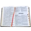Biblia RVR1960 Letra Súper Gigante Vinilo Negro  Indice Palabras de Jesus en Rojo - Imagen 2