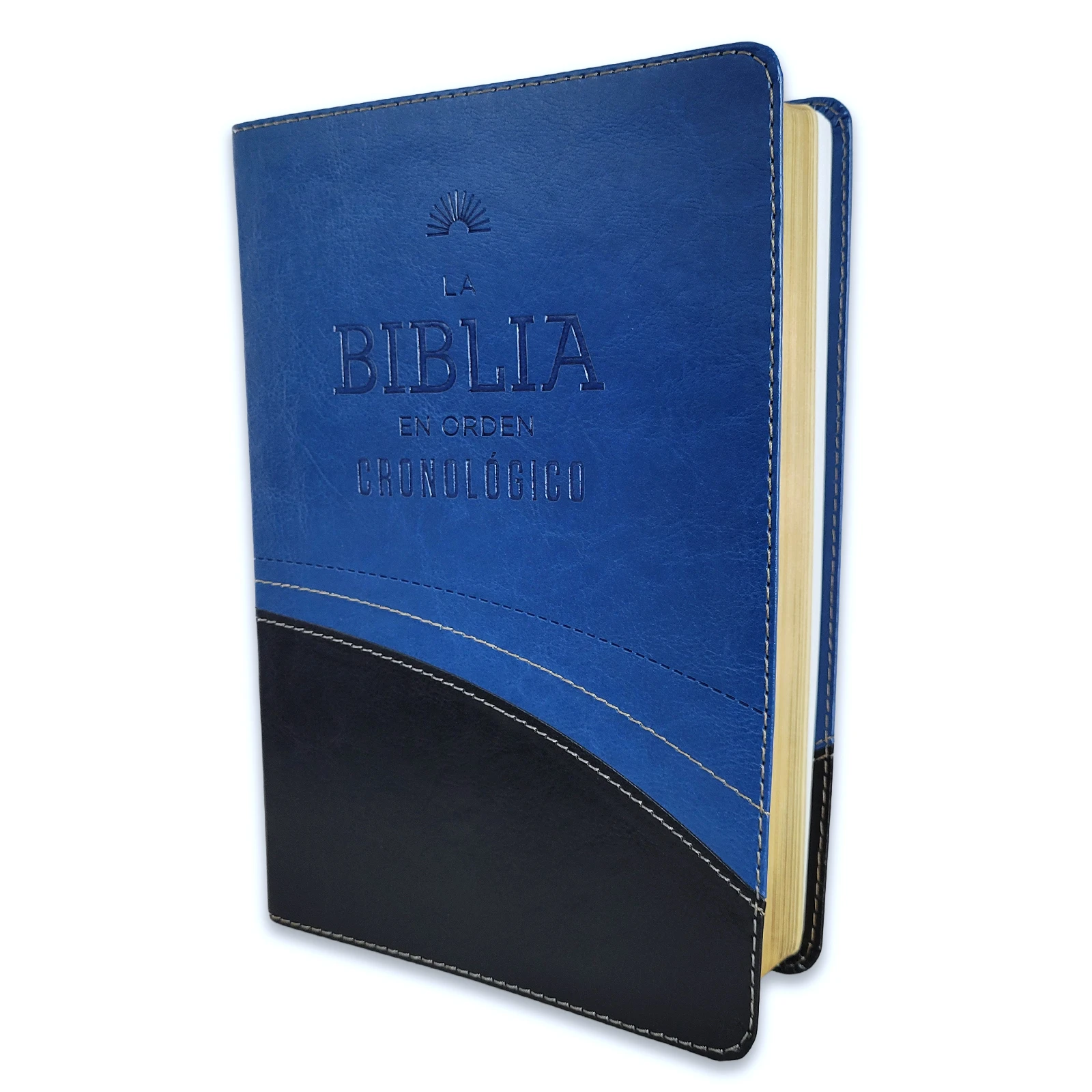 La Biblia en Orden Cronológico RV1960 - F. LaGard Smith, imit piel azul
