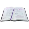 Biblia de la Mujer conforme al Corazón de Dios RV1960, Elizabeth George, imit. piel, morado - Imagen 2