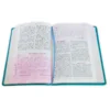 Biblia de la Mujer conforme al Corazón de Dios RV1960, Elizabeth George, imit. piel, duotono, aqua - Imagen 3