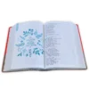 Biblia Devocional Mujer Verdadera con Margen Amplio: RV1960, imit. piel, coral - Imagen 4