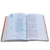 Biblia Devocional Mujer Verdadera con Margen Amplio: RV1960, imit. piel, coral - Imagen 5