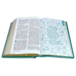 Alternative view of Biblia Devocional Mujer Verdadera Letra Grande NBLA, imit. piel turquesa floral