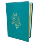 Biblia Devocional Mujer Verdadera Letra Grande NBLA, imit. piel turquesa floral