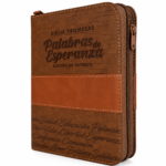 Biblia de Promesas RVR 1960 Imitación Piel Café con Cierre