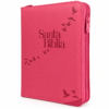 Biblia Reina Valera 1960 Letra Gigante Indice Cierre Imitación Piel Rosa