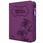Biblia de Promesas Reina Valera 1960 Letra Mediana Imitación Piel Morado