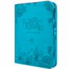 Biblia Reina Valera 1960 Letra Gigante, con Cierre e Indice, Imitación Piel Azul