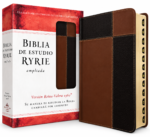 Biblia de Estudio Ryrie Ampliada RVR 1960 Imitación Piel Marrón Duo Tone Index - Charles C. Ryrie