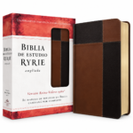 Biblia de Estudio Ryrie Ampliada RVR 1960 Imitación Piel Duo Tono Marrón – Charles C. Ryrie