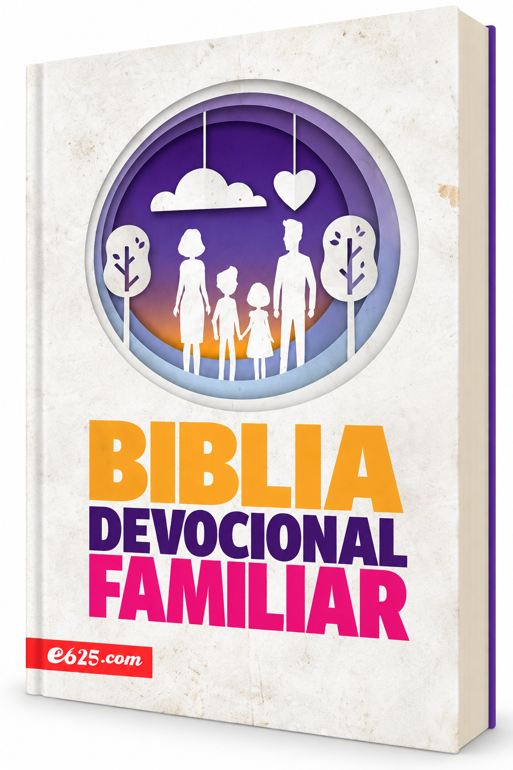 Biblia Devocional Familiar: Nueva Biblia Viva NBV, tapa rústica a color