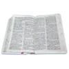 Biblia Letra Grande para Mujer RV1960, Manual imit. Piel con Indice, Blanca Canto Floral - Imagen 4
