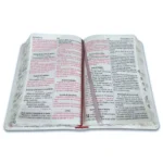 Alternative view of Biblia Letra Grande para Mujer RV1960, Manual imit. Piel con Indice, Blanca Canto Floral