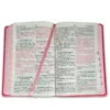 Biblia con Letra Grande Concordancia Amplia RVR1960, Tamaño Manual Imitación Piel, Fucsia con Indice - Imagen 3