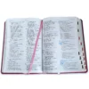Biblia para la Predicación Letra Grande RV1960, Imit. Piel Púrpura con Indice - Imagen 4
