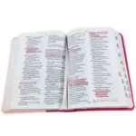 Alternative view of Biblia Fuente de Bendiciones, Compacta RV1960, imit. piel, rosa y fucsia, con índice