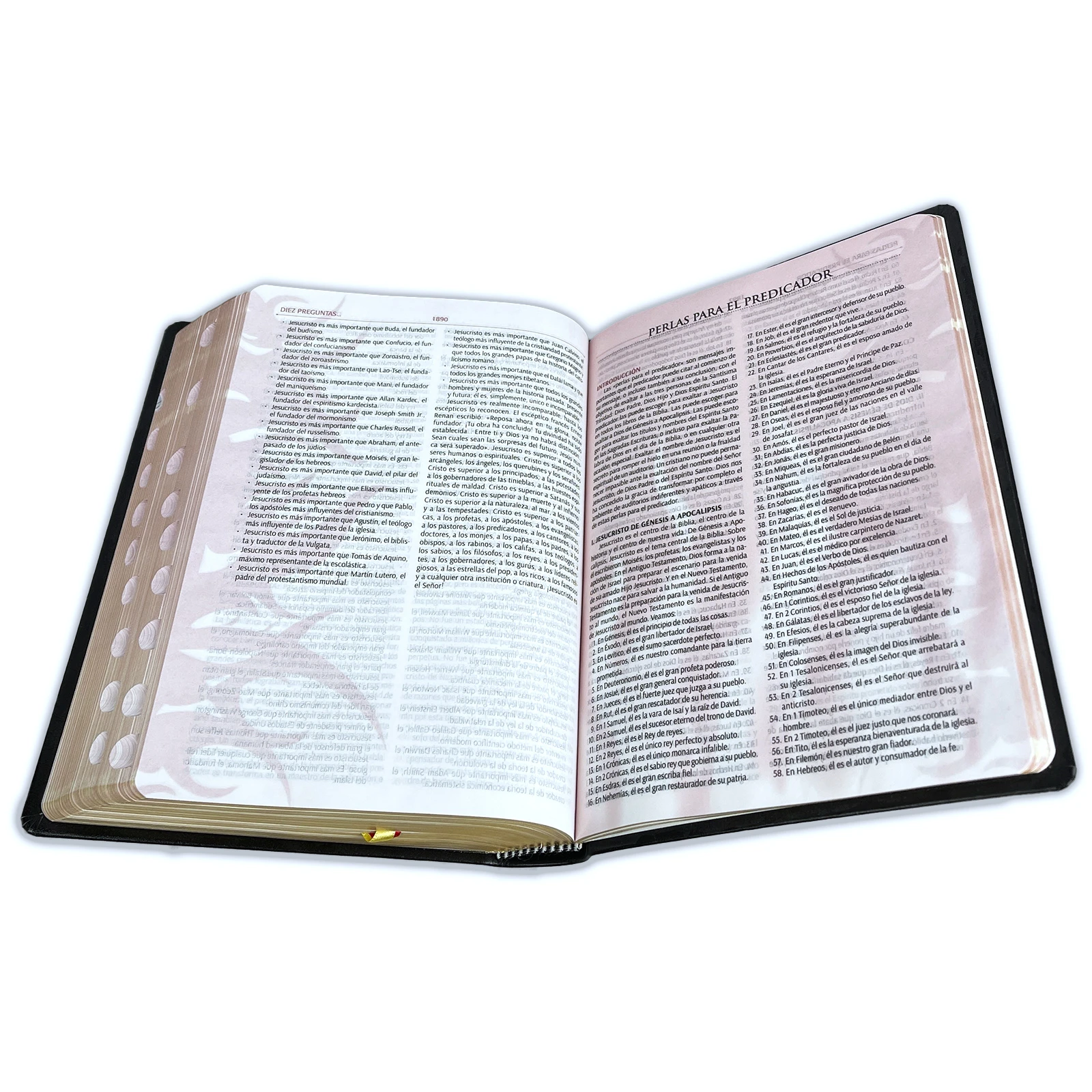 Biblia para la Predicación de Avivamiento Piel Negro con Index RV1960 - Imagen 5
