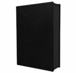 RVR60 Santa Biblia Ultrafina Letra Gigante, Piel Fabricada Negro con Cierre