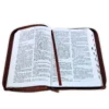 Biblia Letra Súper Gigante con Cierre RV1960, imit. piel, café con índice - Imagen 2