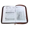 Biblia Letra Súper Gigante con Cierre RV1960, imit. piel, café con índice - Imagen 5