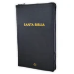 Biblia con Cierre Letra Grande RV1960, imit. piel, manual negro