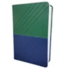 Biblia Bilingüe RV1960 y New King James Version NKJV, imit. piel, duotono, azul y verde