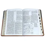 Alternative view of Biblia de Estudio MacArthur RV1960, imit. piel, duotono café con índice