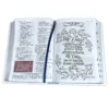 Biblia de Estudio Ser Mujer Letra Grande RV1960, imit. piel blanco floral con índice - Imagen 2