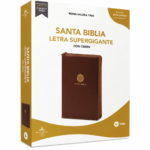 Alternative view of Biblia Letra Súper Gigante con Cierre RV1960, imit. piel, café