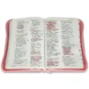 Biblia Quinceañera con Cierre RV1960, imit. piel, rosado con índice - Imagen 3