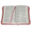 Biblia Quinceañera con Cierre RV1960, imit. piel, rosado con índice - Imagen 4