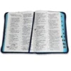 Biblia Reina Valera 1960 Letra Gigante De 14 puntos Con Cierre Tela Jean e Indice - Imagen 6