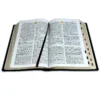 Biblia De Estudio Teológico Reina Valera 1960 Piel Genuino Canto Dorado con Indice - Imagen 5