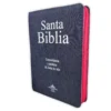 Biblia Jean Letra Gigante 14 puntos con cierre RV1960, tela jean - fucsia