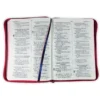 Biblia Jean Letra Gigante 14 puntos con cierre RV1960, tela jean - fucsia - Imagen 2