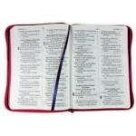 Alternative view of Biblia Jean Letra Gigante 14 puntos con cierre RV1960, tela jean - fucsia