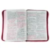 Biblia Jean Letra Gigante 14 puntos con cierre RV1960, tela jean - fucsia - Imagen 3