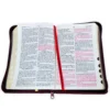 Biblia Letra Grande Concordancia Amplia RVR1960, Manual, con Cierre Tapa Acolchada Vino con Indice - Imagen 5