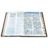 Biblia para la Predicación Letra Grande RV1960, imit. piel dos tonos marrón con índice - Imagen 6