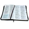 Biblia para la Predicación con Cierre y Letra Grande RV1960, Imit. Piel, Negro con Indice - Imagen 3