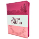 Biblia Letra Grande con Cierre RV1960, Tamaño Manual Imitación Piel, Rosa,  con Indice