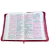 Biblia Letra Grande con Cierre RV1960, Tamaño Manual Imitación Piel, Rosa, con Indice - Imagen 3