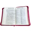 Biblia Letra Grande con Cierre RV1960, Tamaño Manual Imitación Piel, Rosa, con Indice - Imagen 4