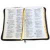 Biblia León Letra Grande con Cierre y Concordancia Amplia RV1960, Manual Imit. Piel, Dorado con Indice - Imagen 3