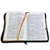Biblia Compacta Letra 11 Puntos Reina Valera 1960 , Imi Piel Negro, Canto Dorado, Indice, Cierre - Imagen 2