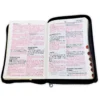 Biblia Compacta Letra 11 Puntos Reina Valera 1960 , Imi Piel Negro, Canto Dorado, Indice, Cierre - Imagen 3