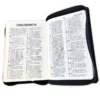 Biblia Compacta Letra 11 Puntos Reina Valera 1960 , Imi Piel Negro, Canto Dorado, Indice, Cierre - Imagen 4
